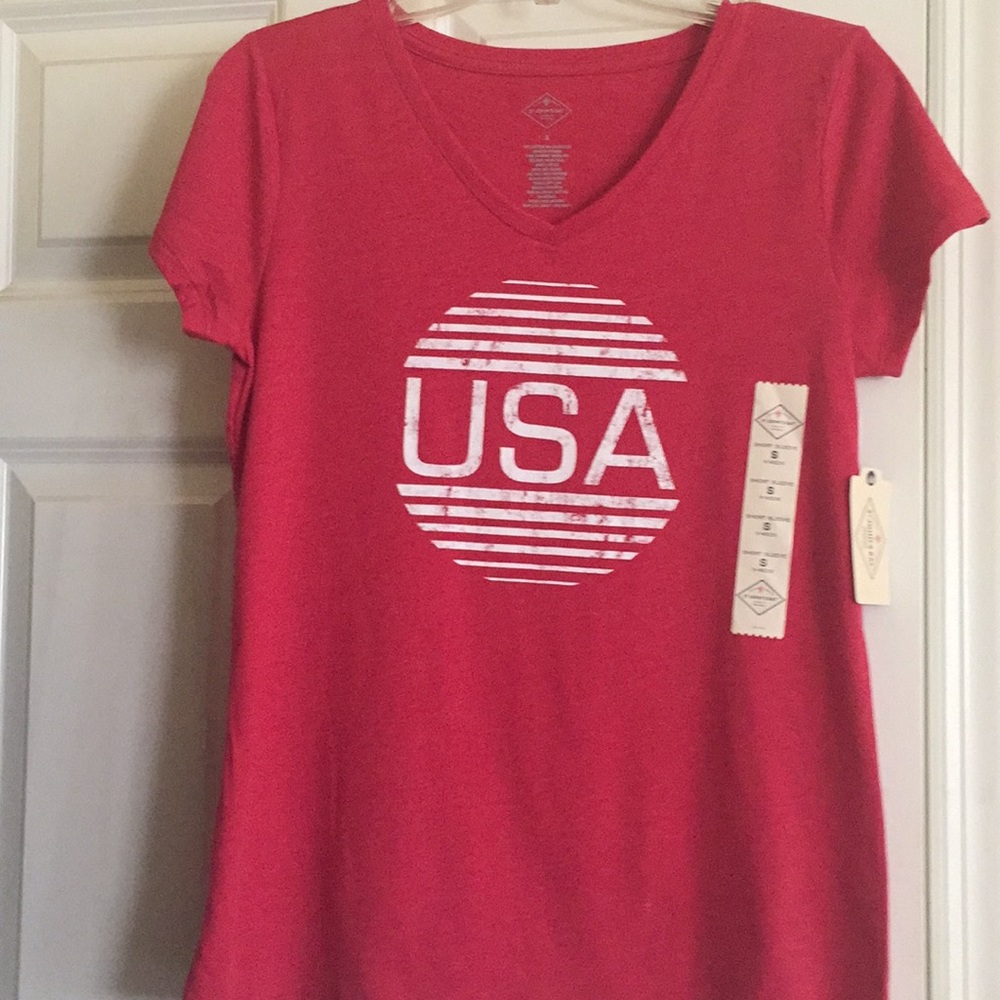 USA T-Shirt by St. John’s Bay NWT